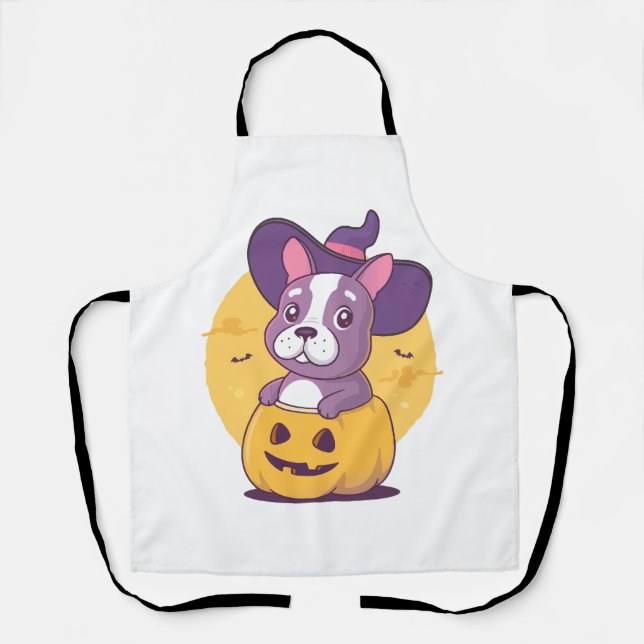 Delantal Halloween francés (Anverso)