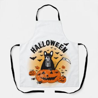 Delantal Halloween Frenchie
