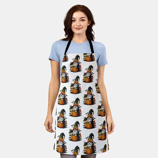 Delantal Halloween Gnome Apron (Gastado)