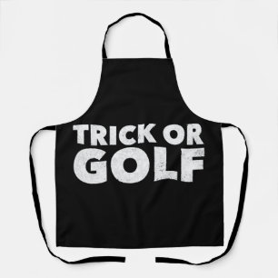 Delantal Halloween Gracioso De Trick O Golf