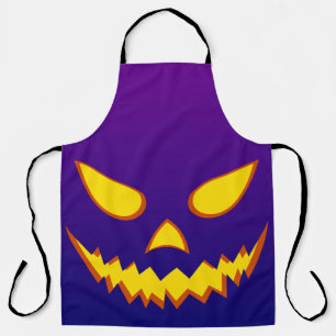 Delantal Halloween Grinning Face Jack o Lantern Pumpkin