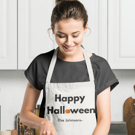 Delantal Halloween Minimalista moderno - Personalizado