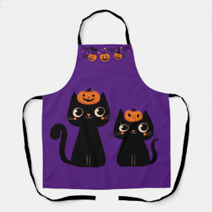 Delantal Halloween/otoño/otoño/otoño/calabaza/gato