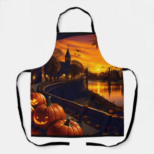 Delantal Halloween Paisaje Dos