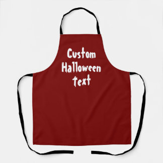 Delantal Halloween personalizado