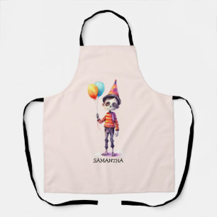 Delantal Halloween Personalizado Cute Kid Zombie