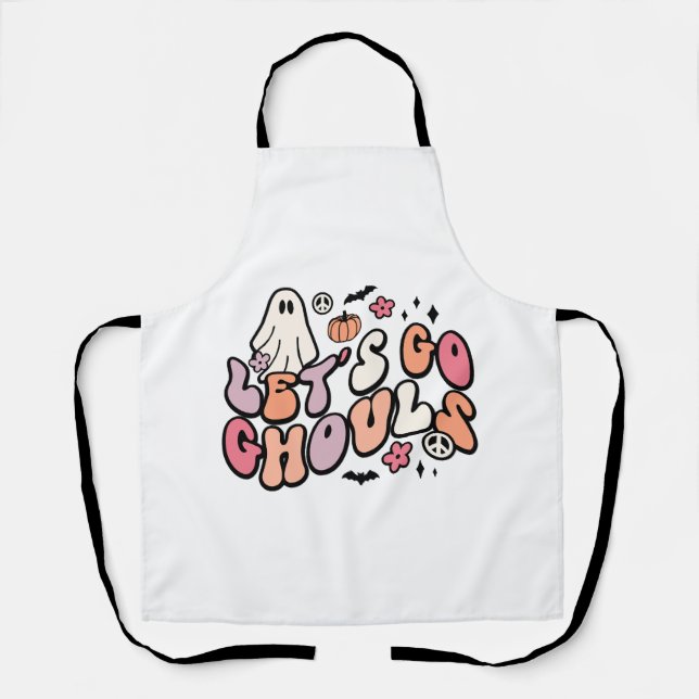 Delantal Halloween retro (Anverso)
