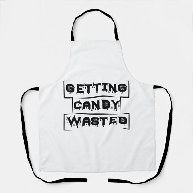 Delantal Halloween se está perdiendo el cumpleaños de Candy (Anverso)