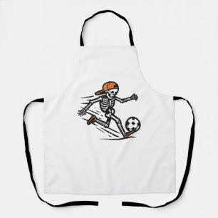 Delantal Halloween Skeleton Football Costume Men