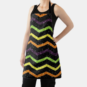Delantal Halloween Sparkle Zig Zag