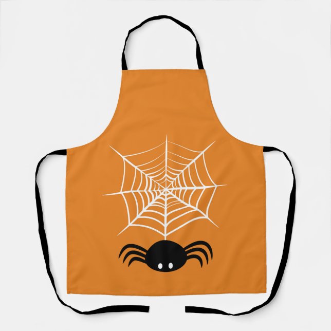 Delantal Halloween Spider Web (Anverso)