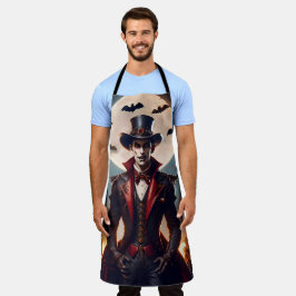 Delantal Halloween Steampunk Gótico Zombie Vampiro