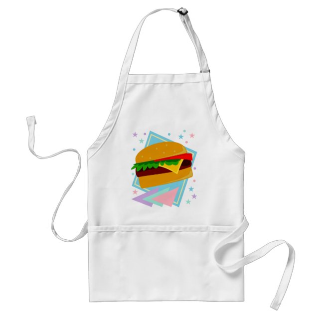 Delantal Hamburguesa Deliciosa Monada (Frente)
