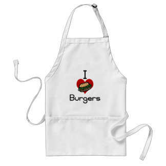 Delantal Hamburguesas del amor-corazón I