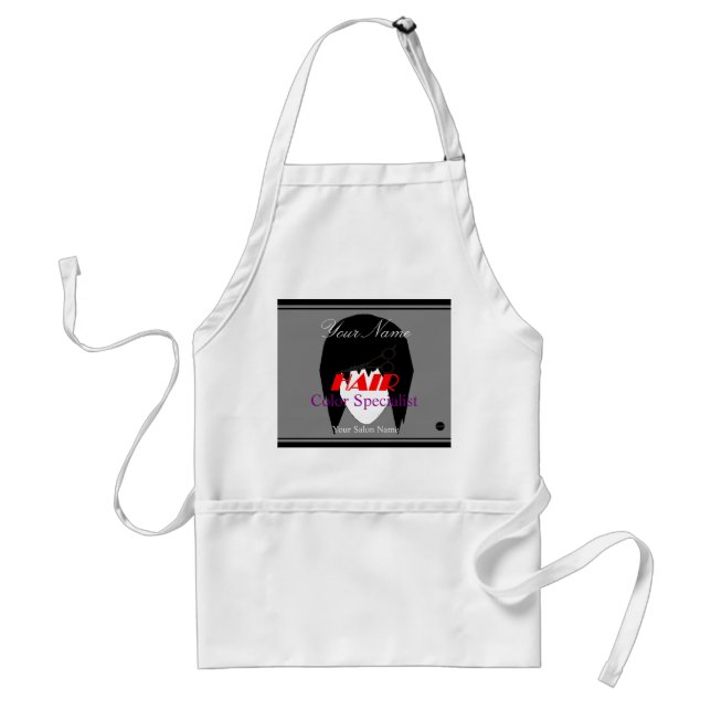 Delantal HAMbyWG Apron con el tema de Hair Dresser (Frente)