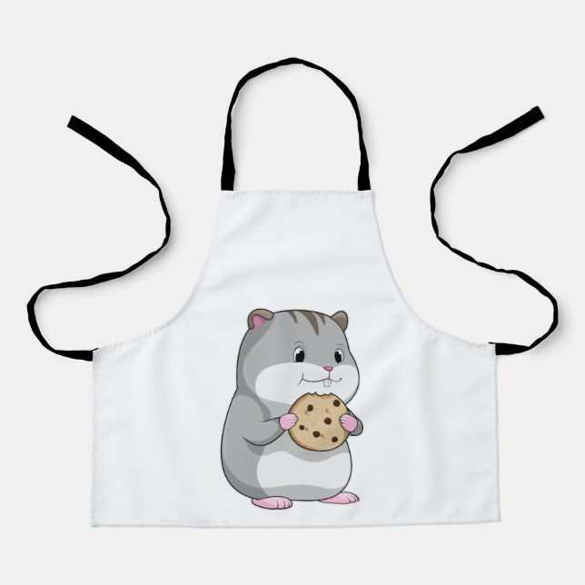 Delantal Hamster con Cookie (Anverso)