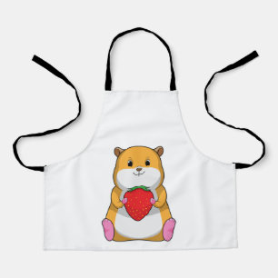 Delantal Hamster con fresa