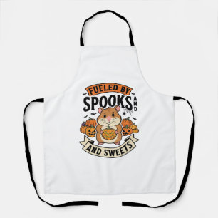 Delantal Hámster de Halloween alimentado por espantos diver