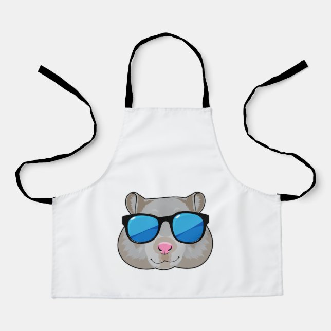 Delantal Hamster with Sunglasses (Anverso)
