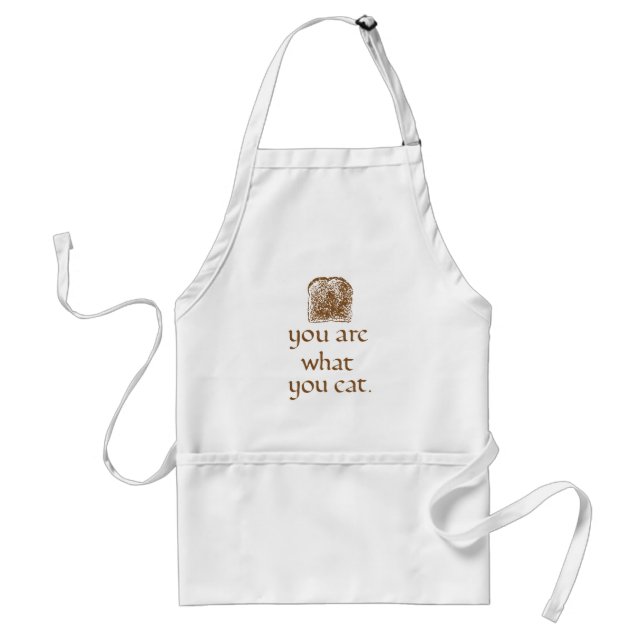 Delantal Hand-Drawn Bread Illustration Cooking Apron  (Frente)