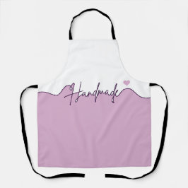 Delantal Handmade With Love Purple Small Business owner