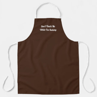 Delantal Hands Off Apron in Brown