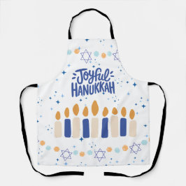 Delantal Hanukkah alegre