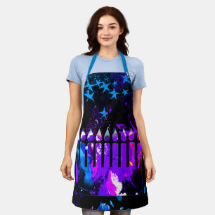 Delantal Hanukkah Menorah