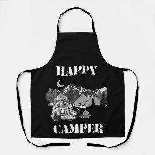 Delantal Happy Camper Funny Camping