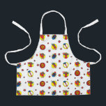 Delantal Happy Chanukah Judah Maccabee Pattern<br><div class="desc">Feliz Chanukah, Judah Maccabee Patterned Apron. Personalice borrando texto y agregando el suyo propio. Usa tu estilo de fuente, color y tamaño favoritos. Asegúrese de elegir el tamaño y el color de la correa. Todos los elementos de diseño se pueden transferir a otros productos Zazzle y editar. ¡Feliz Hanukkah! Gracias...</div>