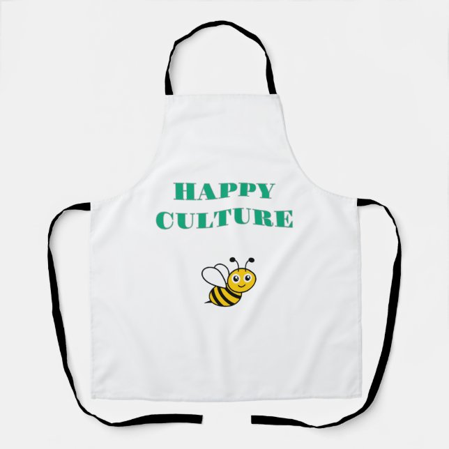 Delantal happy culture (Anverso)