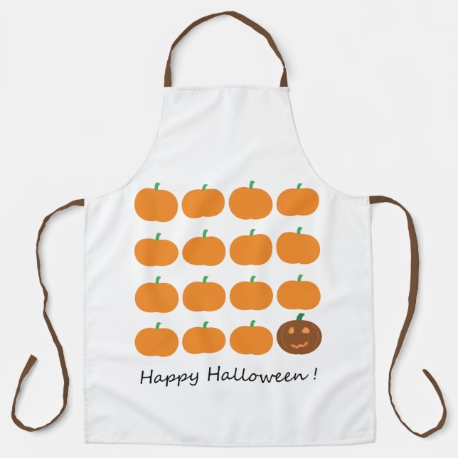 Delantal Happy Halloween Cumpkin Patch (Anverso)