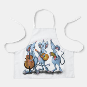 Delantal Happy Mouse Music Band Fun Kid's Apron