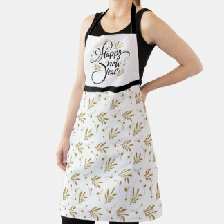 Delantal Happy New Year All-Over Print Apron