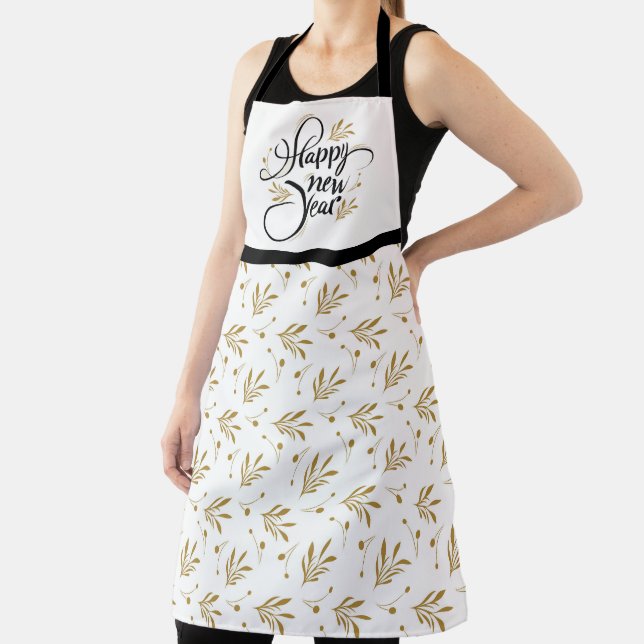 Delantal Happy New Year All-Over Print Apron (in situ)