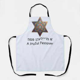 Delantal Happy Passover Star of David