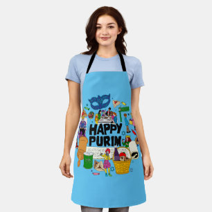 Delantal Happy Purim Apron