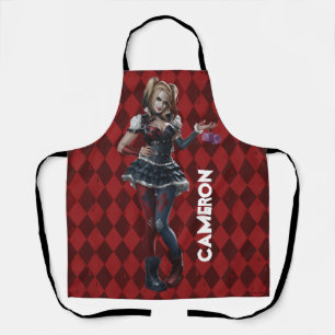 Delantal Harley Quinn con dados difusos