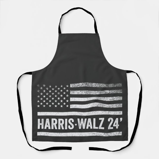 Delantal Harris Walz 2024 Elecciones Kamala Tim Waltz (Anverso)