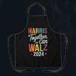Delantal Harris Walz 2024 Kamala juntos podemos LGBT<br><div class="desc">Harris Walz 2024 Kamala juntos podemos elegir</div>