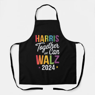 Delantal Harris Walz 2024 Kamala juntos podemos LGBT
