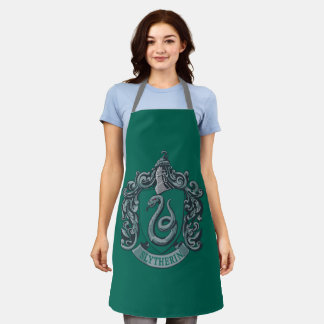 Delantal Harry Potter | Slytherin Escudo Green