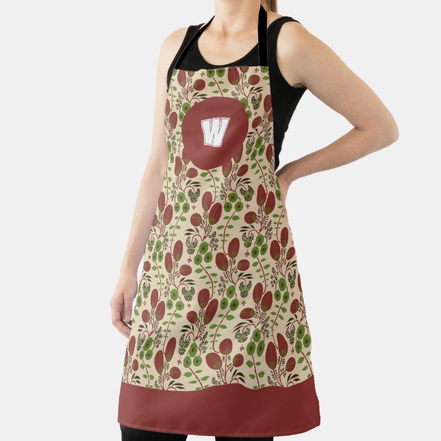 Delantal Harvest Monogram Kitchen Apron (in situ)