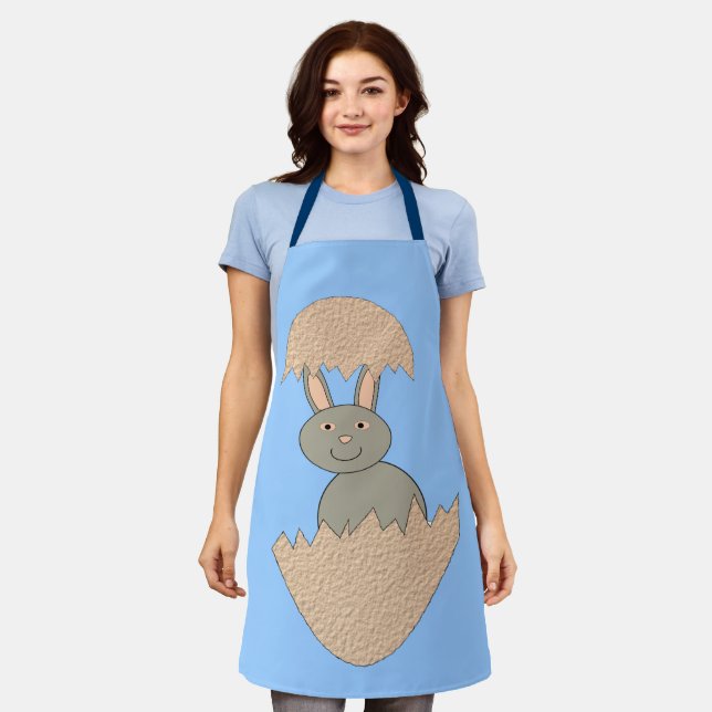 Delantal Hatching de Bunny de Egg Weird (Gastado)