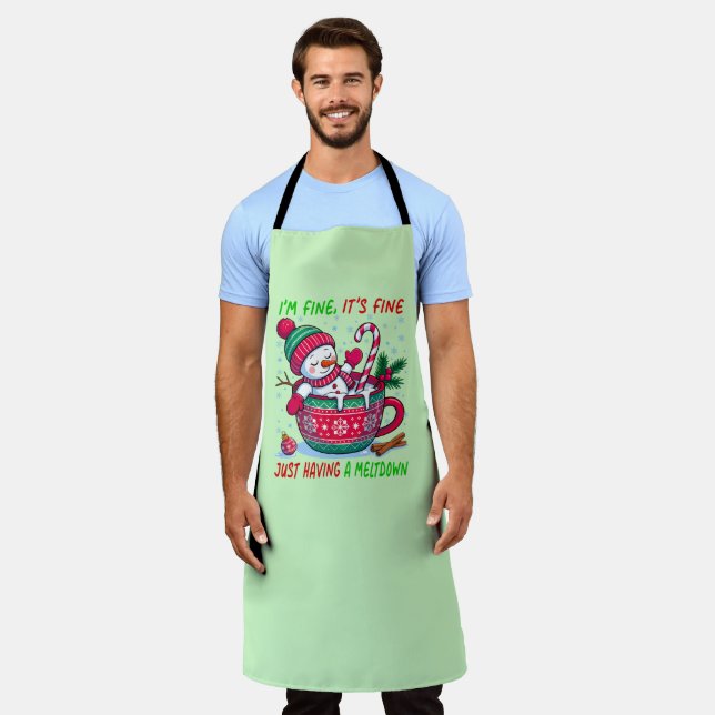 Delantal Having A Meltdown (Gastado)