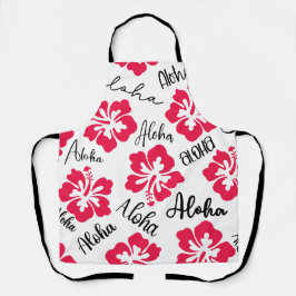 Delantal Hawaii Aloha Hibiscus Apron