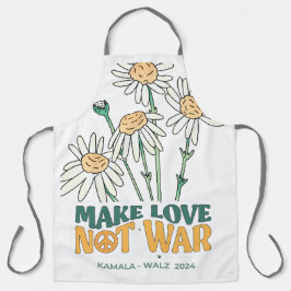 Delantal Haz El Amor No La Guerra. Kamala Harris