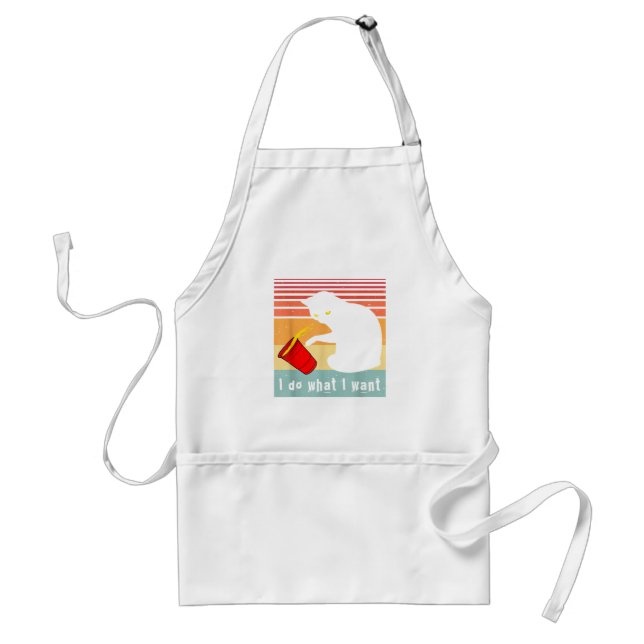 Delantal Haz Lo Que Quiero Que Sea Gracioso La Copa Roja De (Frente)