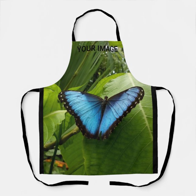 Delantal Haz tu propia cocina de fotos cocinando barbacoa (Anverso)