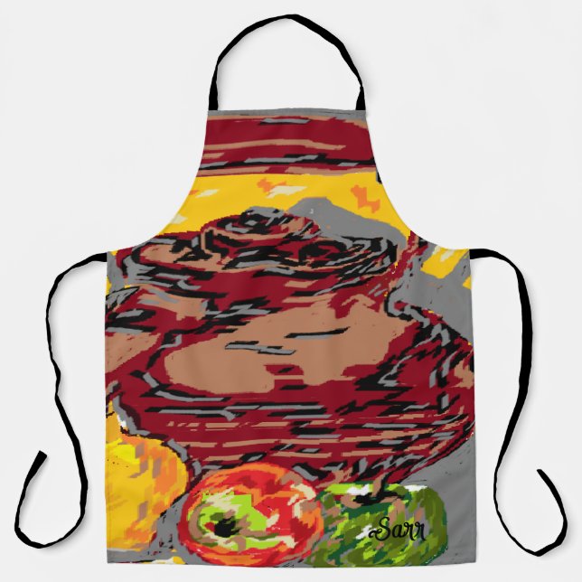Delantal Heart Apron : Todavía la vida (Anverso)